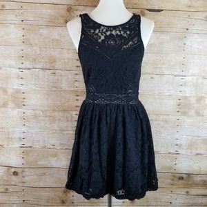 Urban Outfitters Kimchi Blue Black Lace Dress Smal
